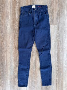 Alice + Olivia Dark Blue High-Rise Skinny Jeans